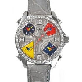 シェルマン 時計 / ジェイコブ&コー クォーツステンレス ダイヤモンド グレー タイプ 新品ユニセックス コピー 時計