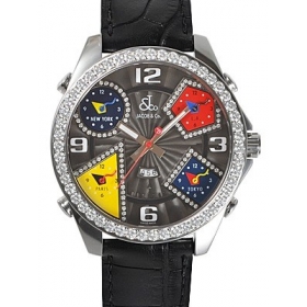 ランニング 時計 激安 tシャツ 、 ジェイコブ&コー クォーツダイヤモンド グレー アラビア タイプ 新品メンズ コピー 時計