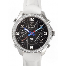 腕 時計 メンズ ランキング 、 ジェイコブ&コー タイムゾーン ステンレス ダイヤモンド コピー 時計