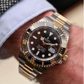 ウブロ 時計 レプリカ 、 Rolex シードゥエラー オイスター オイスタースチール＆イエローゴールド126603