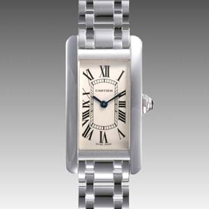 スーパー コピー ロレックス 時計 - 人気 カルティエ ブランド タンクアメリカン　SM W26019L1 コピー 時計
