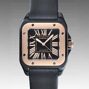 スーパーコピー 時計 ロレックスメンズ / カルティエ サントス100 W2020007  コピー 時計