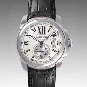 ロレックス 時計 メルカリ - カルティエ ブランド 店舗 カリブル　ドゥ　黒ストラップ W7100037 コピー 時計