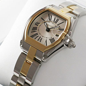 ロレックス 時計 ヤフオク - ブランド カルティエ ミニロードスター W62026Y4 コピー 時計