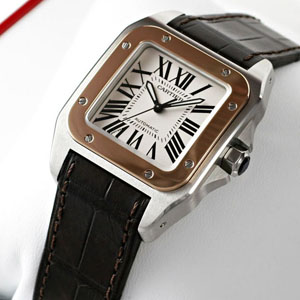 レプリカ 時計 ロレックスレディース - ブランド カルティエ サントス100MM W20107X7 コピー 時計