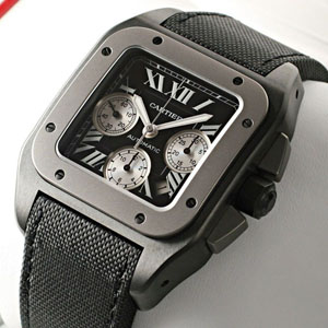 30代 女性 時計 ロレックス | ブランド カルティエ サントス100 カーボン W2020005 コピー 時計