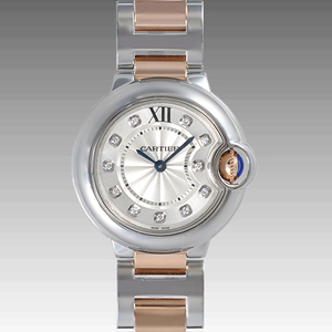 ロレックス 時計 新品 、 カルティエ バロンブルー 28mm WE902030 コピー 時計