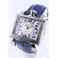 高級 ガガミラノ ナポレオーネ40mm ブルー/シェル ボーイズ 6030.3 コピー 時計