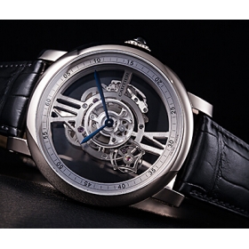2015年 ロトンドカルティエ新作 アストロトゥールビヨン スケルトンCRW1556250 コピー 時計