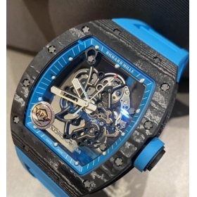 APS工場 ブルー リシャール・ミル RM055高級腕時計 NTPTカーボン RMUL2ムーブメント