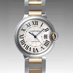 人気 カルティエ ブランド バロンブルー MM W6920047 コピー 時計