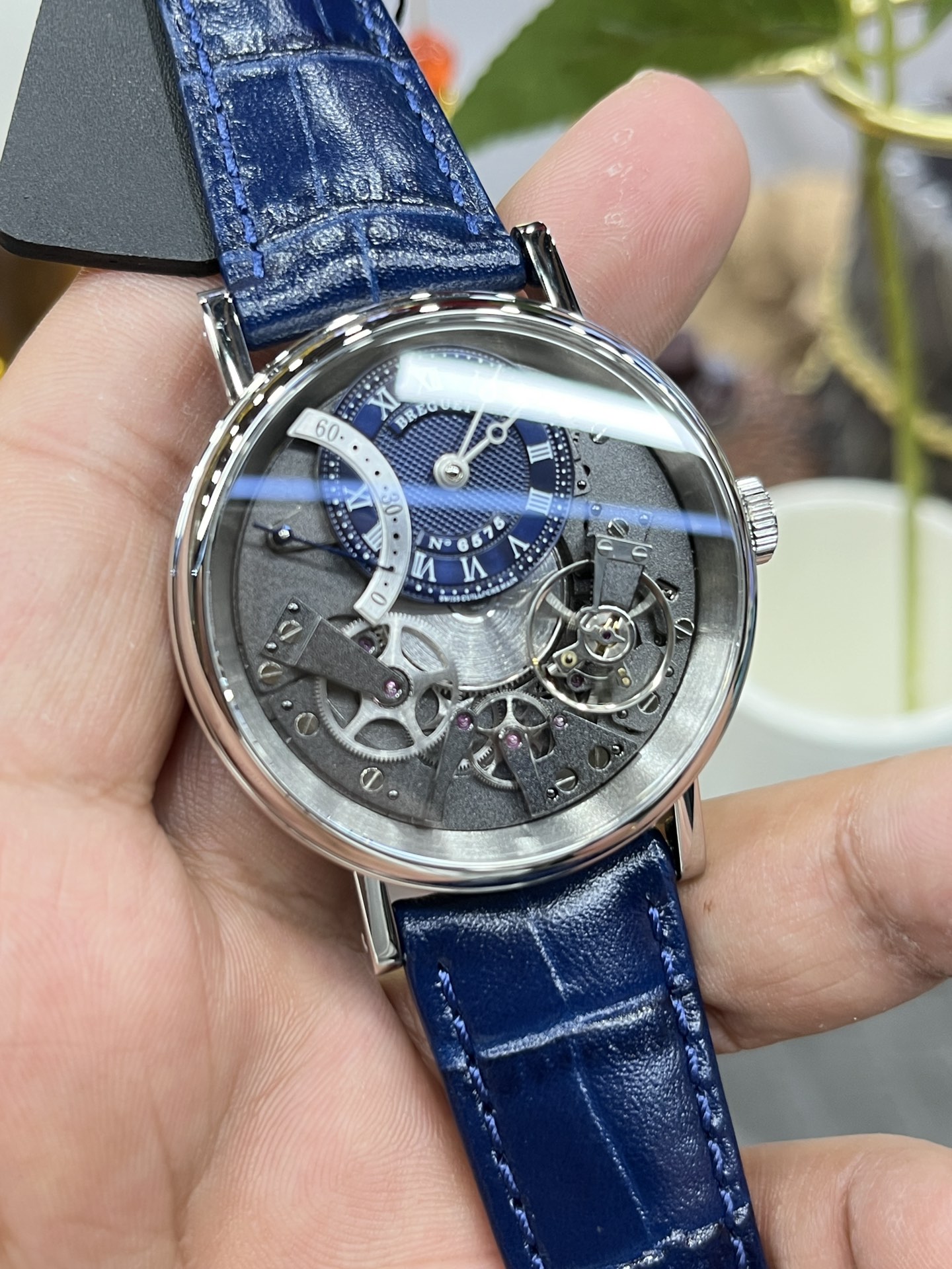 ブレゲ腕時計スーパーコピートラディション40mm【全自動逆跳秒針】 7057BR/G9/9W6-1