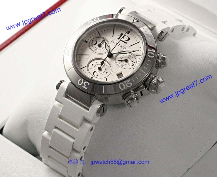 ブランド CARTIERカルティエ 時計コピー パシャ シータイマー レディー クロノグラフ W3140005