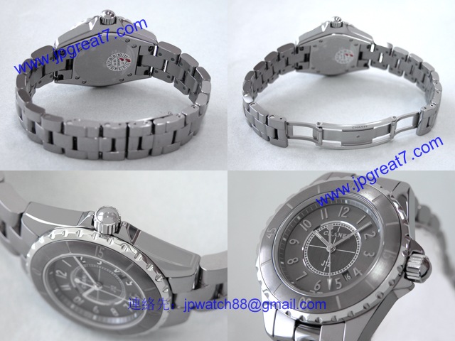 シャネル CHANEL時計 J12　クロマティック 33mm　チタンセラミック グレー H2978
