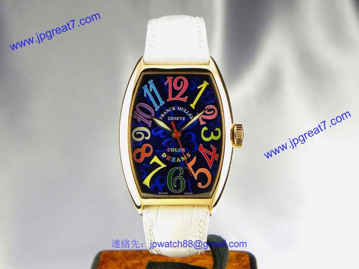 腕時計 コピー FRANCK MULLER フランクミュラー トノウカーベックス カラードリームス 5850COLDREAMS