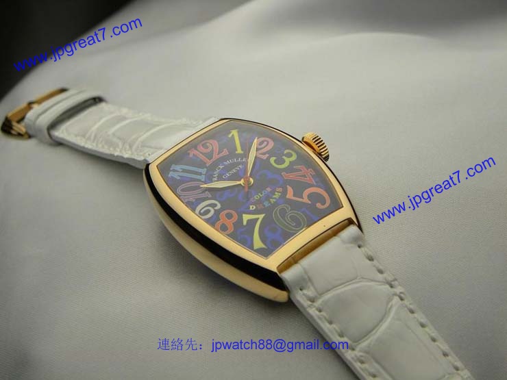 腕時計 コピー FRANCK MULLER フランクミュラー トノウカーベックス カラードリームス 5850COLDREAMS