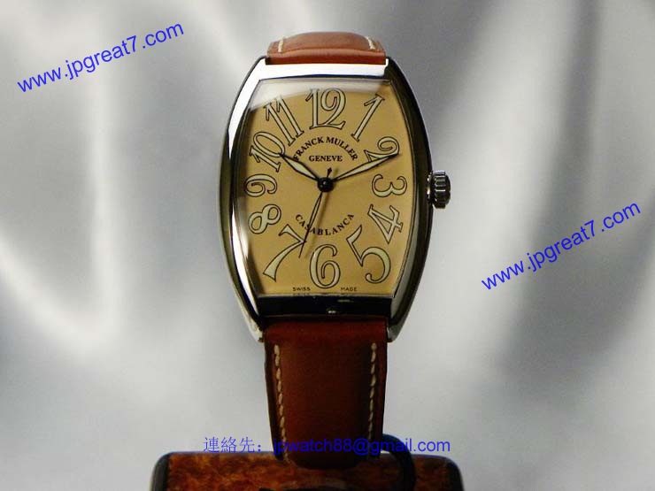 腕時計 コピー FRANCK MULLER フランクミュラー カサブランカ サーモンピンク 6850CASA