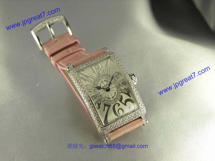 腕時計 コピー FRANCK MULLER フランクミュラー 激安 ロングアイランド 1Rダイヤモンド902QZDCD1RRELIEF