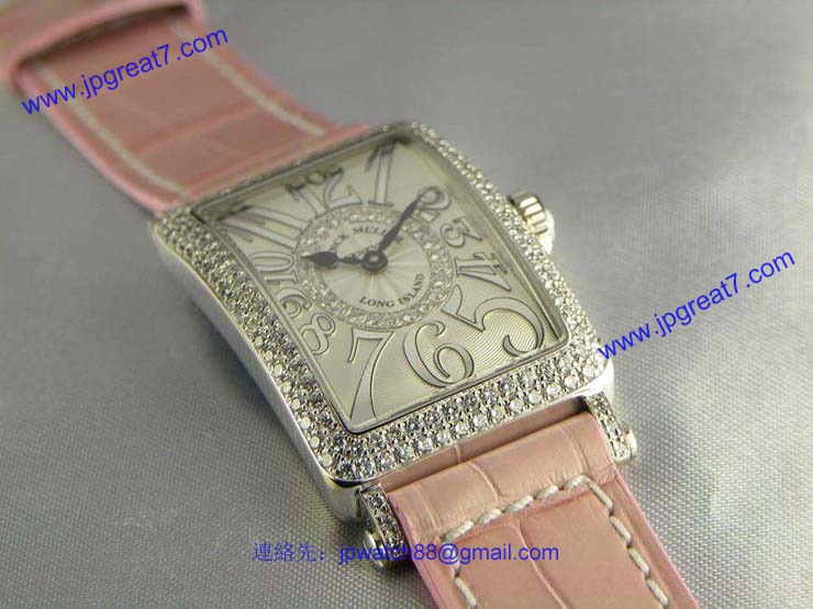 腕時計 コピー FRANCK MULLER フランクミュラー 激安 ロングアイランド 1Rダイヤモンド902QZDCD1RRELIEF