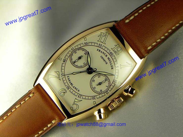 FRANCK MULLER フランクミュラー 時計 偽物 カサブランカ クロノグラフ 5850C