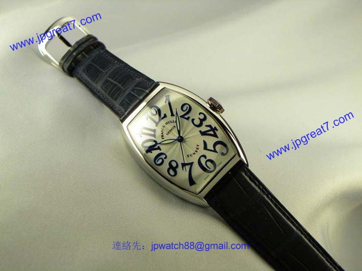 FRANCK MULLER フランクミュラー 時計 偽物 トノウカーベックス サンセット プラチナ 5850SCSUN