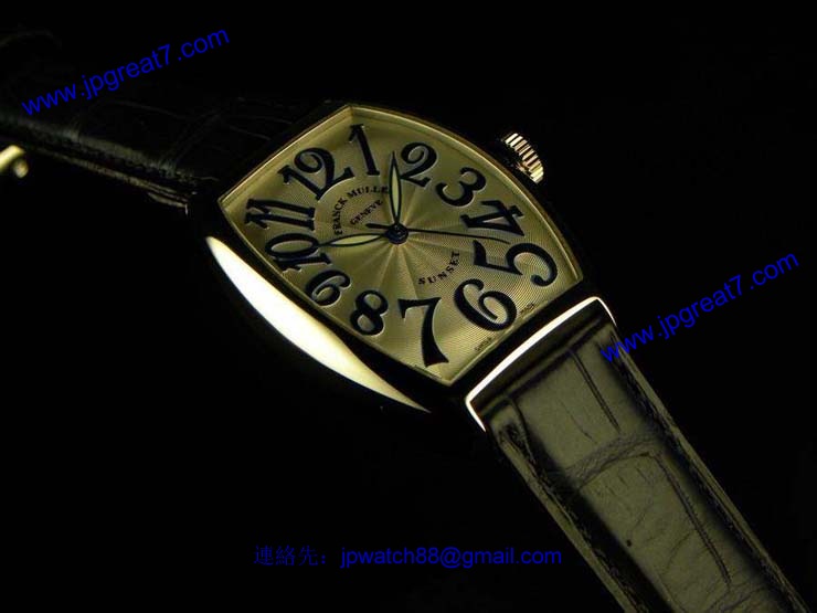 FRANCK MULLER フランクミュラー 時計 偽物 トノウカーベックス サンセット プラチナ 5850SCSUN