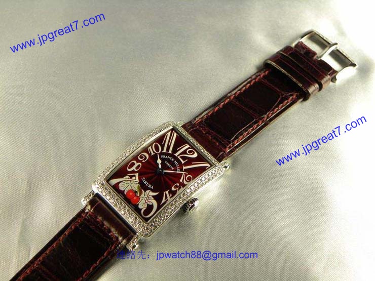 腕時計 コピー FRANCK MULLER フランクミュラー 激安 ロングアイランド サクラ ボルドー 902QZDSAKURA