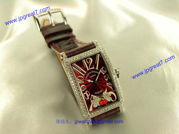 腕時計 コピー FRANCK MULLER フランクミュラー 激安 ロングアイランド サクラ ボルドー 902QZDSAKURA