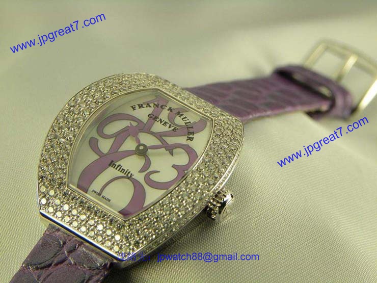 腕時計 コピー FRANCK MULLER フランクミュラー インフィニティー カーベックス ダイヤモンド 3530QZAD3