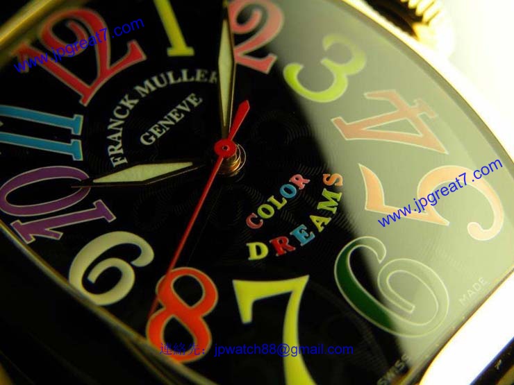 FRANCK MULLER フランクミュラー 偽物時計 トノウカーベックス カラードリーム 5850COLDREAMS