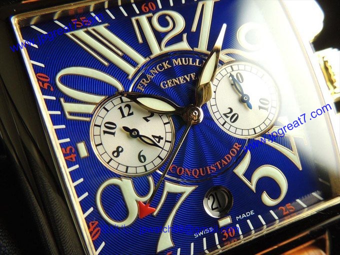 フランク・ミュラー コピー 時計 コンキスタドールコルテス 2カウンタークロノグラフ10000CC 3N Blue
