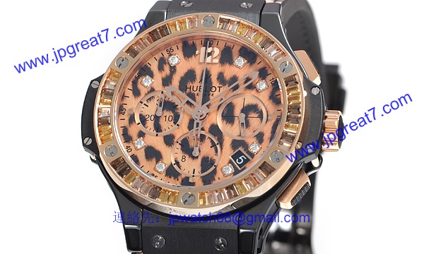 (HUBLOT)ウブロ ブランドコピー ビッグバン セラミックレオパード 341.CP.7610.NR.1976