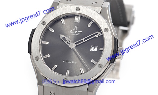 (HUBLOT)ウブロ スーパーコピー クラシック フュージョン ジルコニウム シルバーストーン 542.ZX.7070.LR