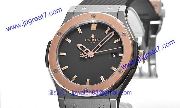 (HUBLOT)ウブロ スーパーコピー クラシック フュージョン ジルコニウム ゴールド42mm 542.ZP.1180.RX