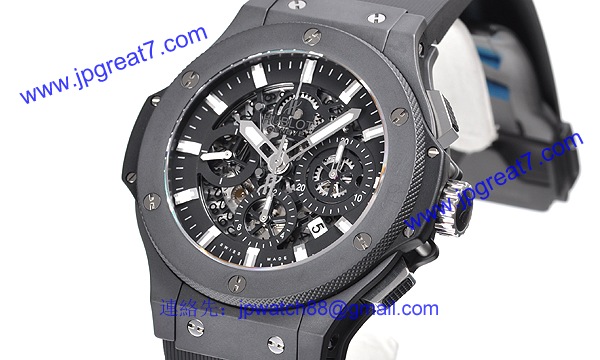 (HUBLOT)ウブロ コピー時計 ビッグバン アエロバン ブラックマジック ブラックセラミック 311.CI.1170.RX