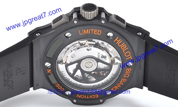 (HUBLOT)ウブロ コピー時計 ビッグバン アエロバン オールブラックオレンジ 310.CI.1190.RX.ABO10