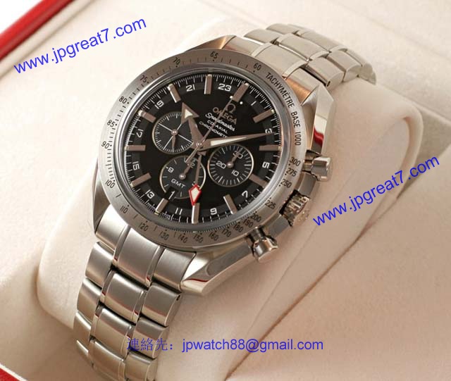 ブランド オメガ 腕時計コピー通販 スピードマスター コーアクシャルGMT 3581-50