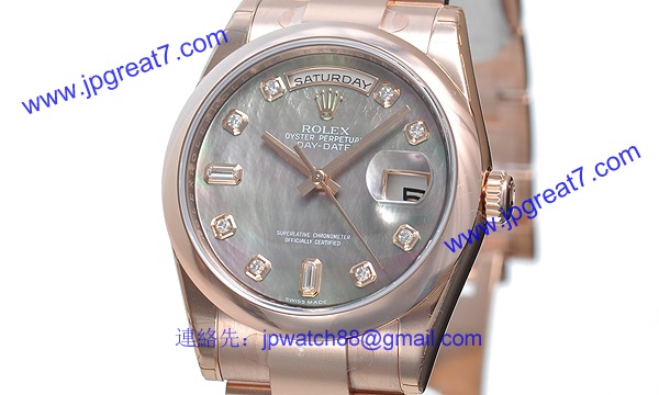 ロレックス(ROLEX) 時計 デイデイト 118205NG