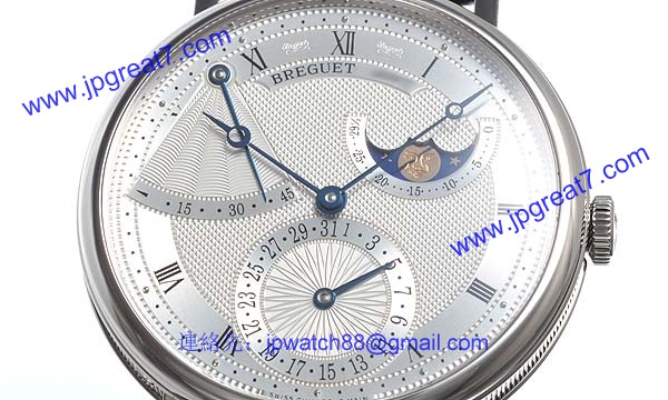 ブレゲ 時計人気 Breguet 腕時計 クラシック パワーリザーブ ムーンフェイズ 7137BB/11/9V6